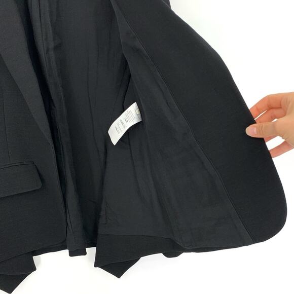 STELLA MCCARTNEY Puplum Wool Blazer Black 42 - Picture 6 of 11